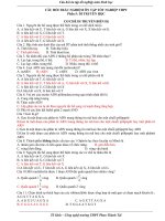 Trắc nghiệm sinh ôn thi tốt nghiệp 2011