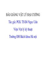 Bài mở đầu vật lý đại cương A1