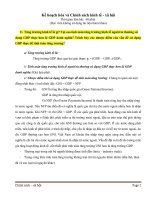 Kế hoạch hóa và Chính sách kinh tế xã hội