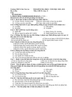 Đề thi học kì II công dân 8