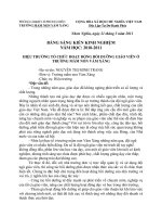 HIỆU TRƯỞNG TỔ CHỨC HOẠT ĐỘNG BỒI DƯỠNG GIÁO VIÊN Ở TRƯỜNG MẦM NON VÀM XÁNG