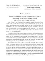 BÁO CÁO TỔNG KẾT 5 NĂM THỰC HIỆN CHỈ THỊ 40