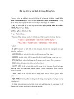 Trật tự các tính từ trong tiếng anh