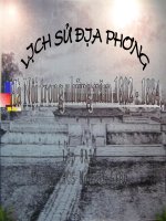 chương trình sử địa phương