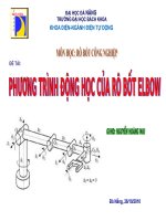 Slide bài giảng Robot công nghiệp
