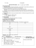 giáo án lớp toán 12 chương 3