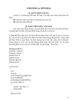 Bài giảng tin học đại cương C++ (chương 6)