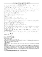 De cuong Vat ly 9- Co de thi thu 2010-2011