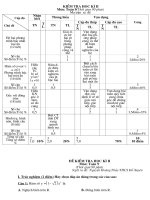 Ma trận-Đề-Đ.á KTHKII Toán 9-mới