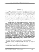 ĐỒ ÁN: Hoạch định chương trình Marketing năm 2011 cho một sản phẩm của Công ty liên doanh cơ điện Việt Nga