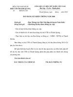 Bản đăng kí khen thưởng