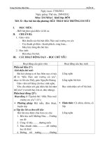 Giáo án Âm nhạc Lớp 4 tuần 32 Nguyễn Hoàng