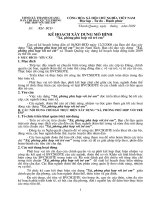 Kế hoạch xây dựng mô hình phường xã phù hợp với trẻ em