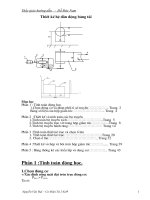 Thiết kế cơ khí hệ thống truyền động băng tải
