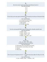 trắc nghiệm hóa vô cơ