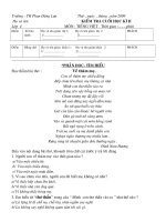 Đề thi cuối năm các môn l4