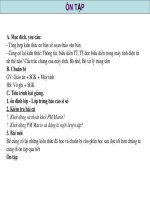 Tiết 67,68 Đề cương ôn tập