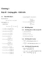 Tóm tắt công thức Toán THPT