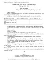 Đề thi HSG Địa 8