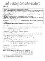 Đề cương ôn tập HKII+đáp án