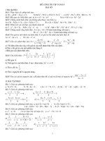Đề cương toán 8(DƯƠNG)