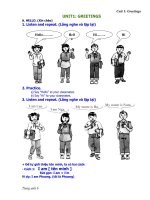 SGK TIENG ANH 6 UNIT 1