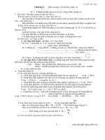 Đề cương ôn tập Hóa học 11 phần hữu cơ