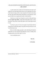 Đề tài thực trạng và giải pháp khai thác nghệ thuật chèo hải dương phục vụ phát triển du lịch(112 trang)