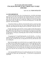 ĐỀ TÀI SÁNG KIẾN KINH NGHIỆM ỨNG DỤNG BẢN ĐỒ TƯ DUY TRONG DẠY VÀ HỌC SINH HỌC