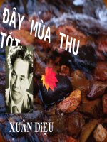 Đầy mùa thu tới - Xuân Diệu