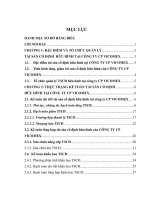 Hoàn thiện kế toán TSCĐ hữu hình tại công ty cổ phần VICOMEX