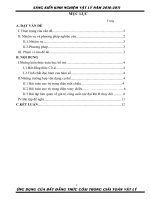 Ứng dụng của bất đẳng thức Cosi trong giải toán vật lý