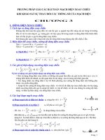 PHƯƠNG PHÁP GIẢI CÁC BÀI TOÁN MẠCH ĐIỆN XOAY CHIỀU KHI KHẢO SÁT SỰ THAY ĐỔI CÁC THÔNG SỐ CỦA MẠCH ĐIỆN