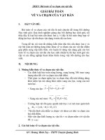 SKKN: Bài toán về va chạm của vật rắn GIẢI BÀI TOÁN VỀ VA CHẠM CỦA VẬT RẮN