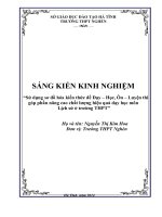 skkn sử dụng sơ đồ hóa kiến thức để dạy-học, ôn -luyện thi góp phần nâng cao chất lượng hiệu quả dạy học môn lịch sử ở trường thpt