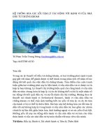 tạp chí kinh tế đối ngoại đề tài HỆ THỐNG HÓA CÁC LỖI TÂM LÝ TÁC ĐỘNG TỚI HÀNH VI CỦA NHÀ ĐẦU TƯ CHỨNG KHOÁN