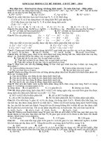 526 câu trắc nghiệm đai cương kim loại lớp 12