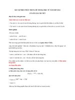 Bài tập điện phân tuyến sinh đại học từ 2007 đến 2014 có lời giải chi tiêt