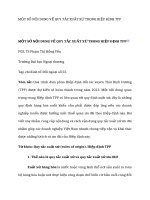 tạp chí kinh tế đối ngoại đề tài  MỘT SỐ NỘI DUNG VỀ QUY TẮC XUẤT XỨ TRONG HIỆP ĐỊNH TPP