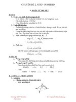 chuyên đề nito-photpho hay và đầy đủ