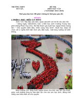 2 đề và đáp án có ma trận MÔN VĂN THI THỬ THPT QG 2015