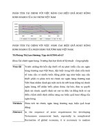 tạp chí kinh tế đối ngoại đề tài PHÂN TÍCH tài CHÍNH với VIỆC NÂNG CAO HIỆU QUẢ HOẠT ĐỘNG KINH DOANH của các NHTM VIỆT NAM
