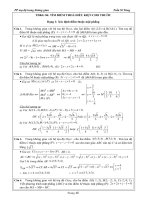 TÌM ĐIỂM THOẢ ĐIỀU KIỆN CHO TRƯỚC trong tọa độ không gian