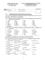 De thi HSG cap truong lop 10