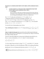 ỨNG DỤNG CỦA PHƯƠNG PHÁP TIẾP TUYẾN TRONG CHỨNG MINH BẤT ĐẲNG THỨC