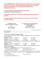 Full 50 đề tiếng anh 2015 - Có lời giải chi tiết