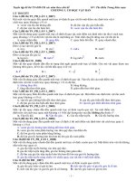 tuyển tập dao động cơ trong đề thi đại học