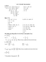 CHUYÊN ĐỀ BỒI DƯỠNG TOÁN LỚP 5