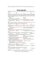 200 bài tập nhận biết hóa học