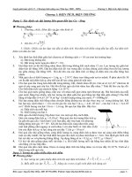 CÁC DẠNG BÀI TẬP CHƯƠNG 1 ĐIỆN TÍCH ĐIỆN TRƯỜNG